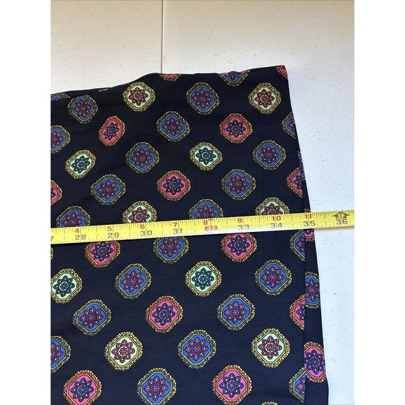 J. Crew Factory Ruffle Neck Multi Medallion Floral Fabric Button Dress Size 2 - Picture 7 of 9